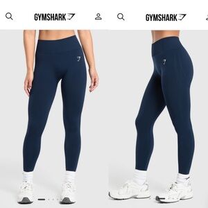 NWT Gymshark Everyday Seamless Leggings in Navy Blue, Medium